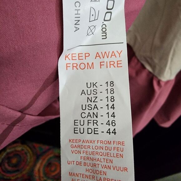 boohoo Plus Color Block Tiered Smock Dress                                   494 - Picture 11 of 13